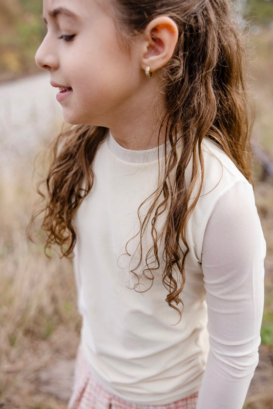 Blusa de Tule Off White