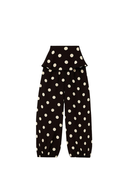 Calça Peplum Poá