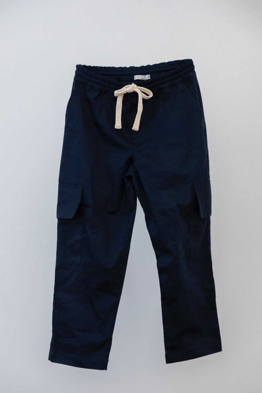 Calça Cargo Azul Marinho
