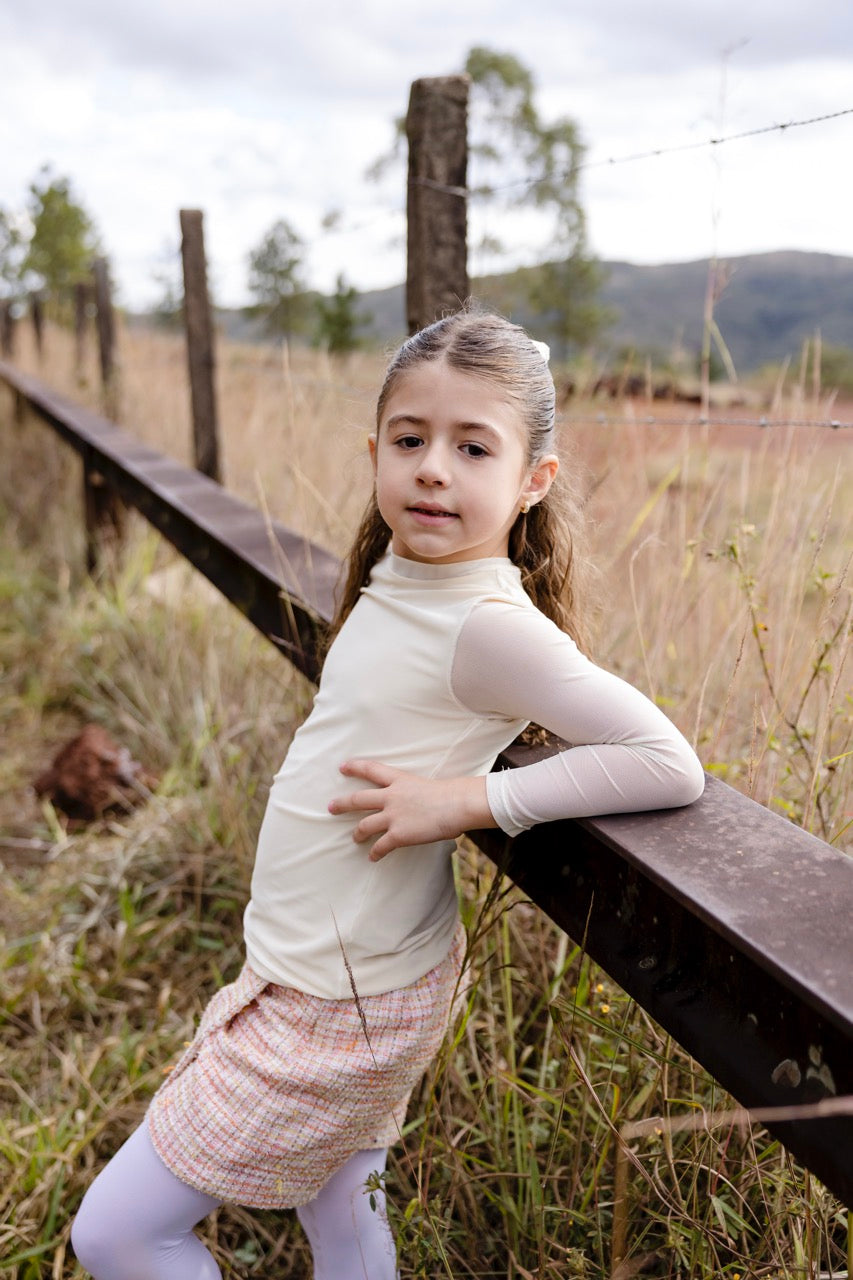Blusa de Tule Off White