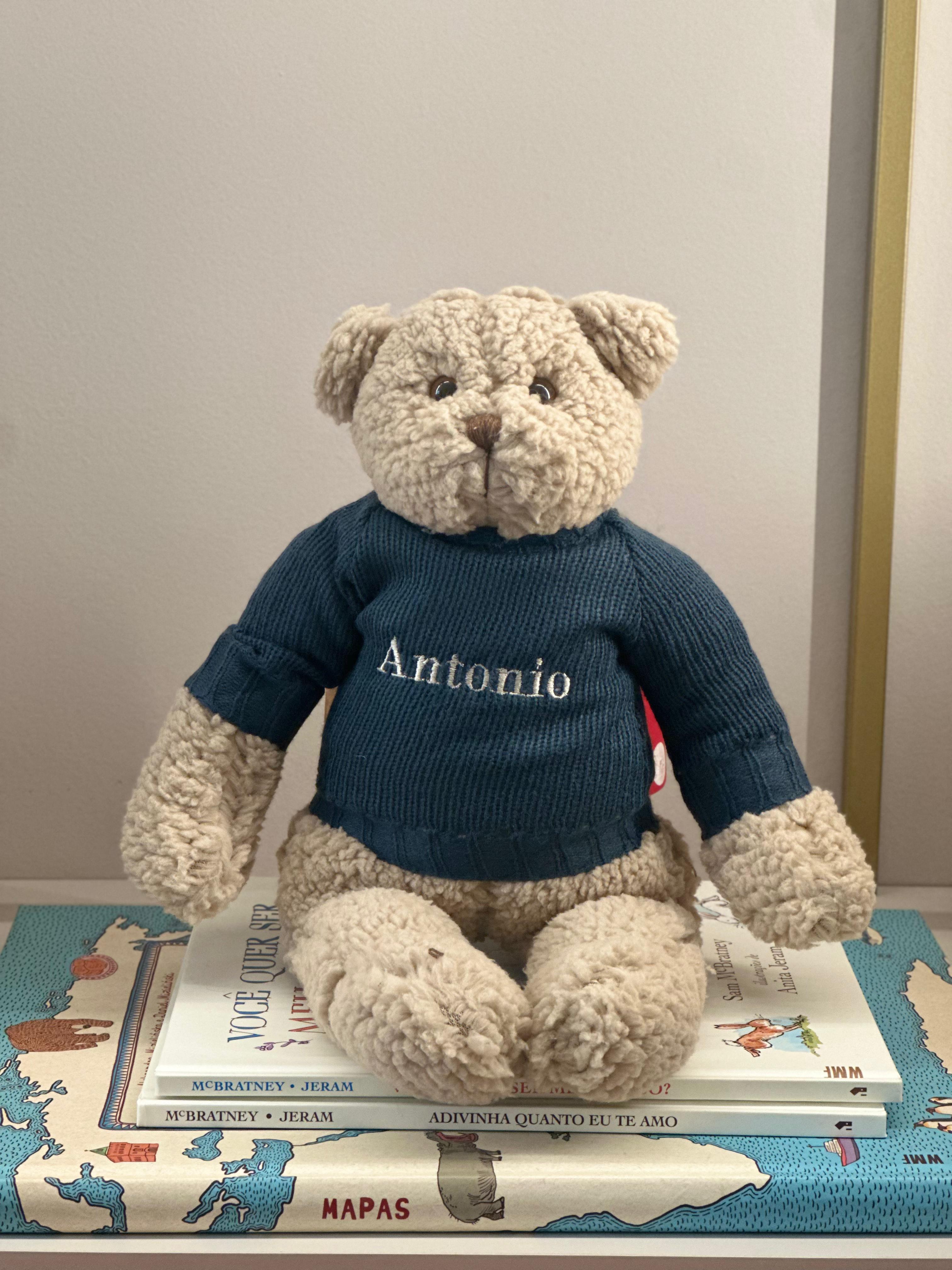 その他 SALECherished Teddies 112401Skipper Lars Urso de Pelúcia Personalizável Teddy Land – Nico e Pippa